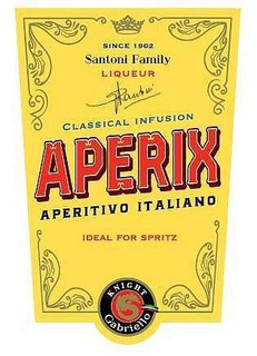SINCE 1902 SANTONI FAMILY LIQUEUR STEFANO SANTONI CLASSICAL INFUSION APERIX APERITIVO ITALIANO IDEAL FOR SPRITZ KNIGHT GABRIELLO trademark