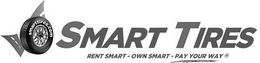 SMART TIRES RENT SMART - OWN SMART - PAY YOUR WAY trademark