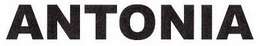 ANTONIA trademark
