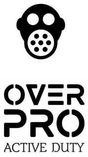 OVERPRO ACTIVE DUTY trademark