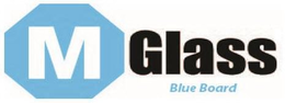 M GLASS BLUE BOARD trademark