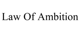 LAW OF AMBITION trademark