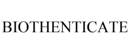 BIOTHENTICATE trademark