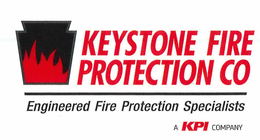 KEYSTONE FIRE PROTECTION CO ENGINEERED FIRE PROTECTION SPECIALISTS A KPI COMPANY trademark