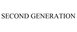 SECOND GENERATION trademark
