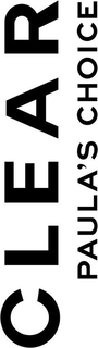 CLEAR PAULA'S CHOICE trademark