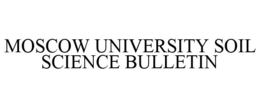 MOSCOW UNIVERSITY SOIL SCIENCE BULLETIN trademark