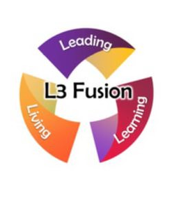 L 3 FUSION LEADING LEARNING LIVING trademark