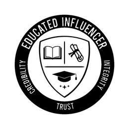 EDUCATED INFLUENCER CREDIBILITY TRUST INTEGRITY trademark