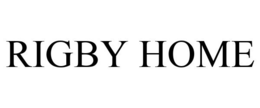 RIGBY HOME trademark