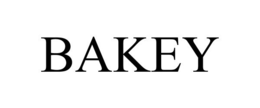 BAKEY trademark