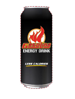 GASOLINA ENERGY DRINK LESS CALORIES trademark