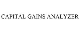CAPITAL GAINS ANALYZER trademark