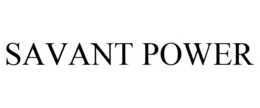 SAVANT POWER trademark