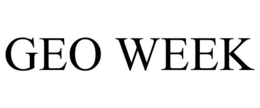 GEO WEEK trademark
