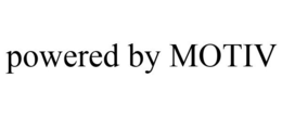 POWERED BY MOTIV trademark