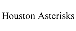 HOUSTON ASTERISKS trademark
