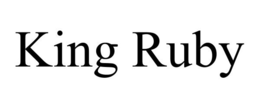 KING RUBY trademark