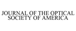 JOURNAL OF THE OPTICAL SOCIETY OF AMERICA trademark