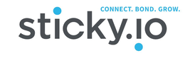 CONNECT. BOND. GROW. STICKY.IO trademark