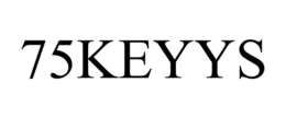 75KEYYS trademark