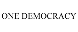 ONE DEMOCRACY trademark