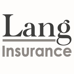 LANG INSURANCE trademark
