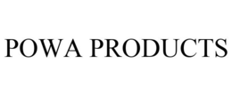 POWA PRODUCTS trademark