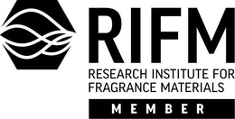 RIFM RESEARCH INSTITUTE FOR FRAGRANCE MATERIALS MEMBER trademark