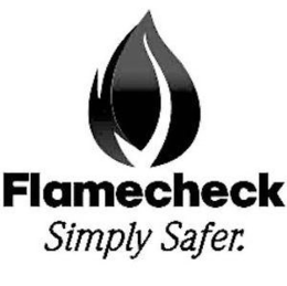 FLAMECHECK SIMPLY SAFER. trademark