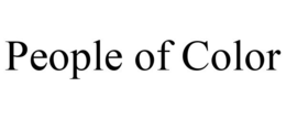 PEOPLE OF COLOR trademark
