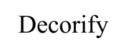 DECORIFY trademark