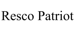 RESCO PATRIOT trademark