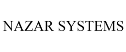NAZAR SYSTEMS trademark