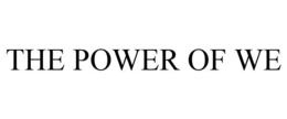 THE POWER OF WE trademark