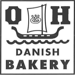 O H DANISH BAKERY trademark