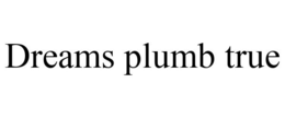 DREAMS PLUMB TRUE trademark