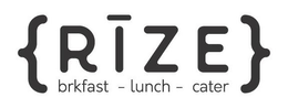 RIZE BRKFAST - LUNCH - CATER trademark