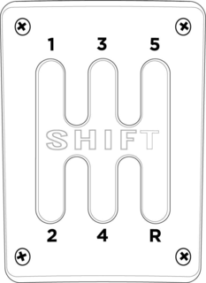 SHIFT 1 3 5 2 4 R trademark