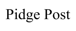 PIDGE POST trademark