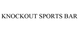 KNOCKOUT SPORTS BAR trademark