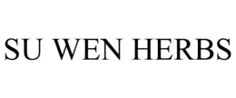 SU WEN HERBS trademark