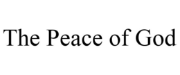 THE PEACE OF GOD trademark