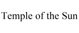 TEMPLE OF THE SUN trademark