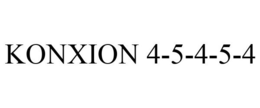 KONXION 4-5-4-5-4 trademark