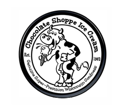 CHOCOLATE SHOPPE ICE CREAM EST. GENUINE SUPER-PREMIUM WISCONSIN GOODNESS 1962 trademark