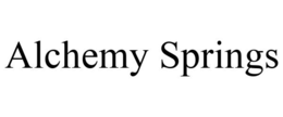 ALCHEMY SPRINGS trademark