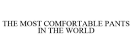 THE MOST COMFORTABLE PANTS IN THE WORLD trademark
