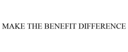 MAKE THE BENEFIT DIFFERENCE trademark