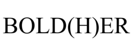 BOLD(H)ER trademark